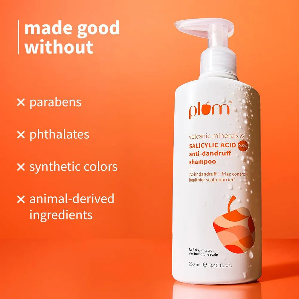 Plum Anti Dandruff Shampoo With Volcanic Minerals - 250 ml