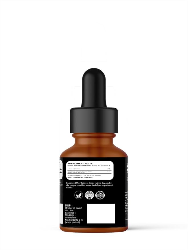 B'verge Shiitake Mushroom Liquid Extract Vegan Organic - 30 ml