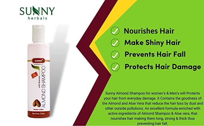 Sunny Almond Shampoo With Aloevera - 150 ml
