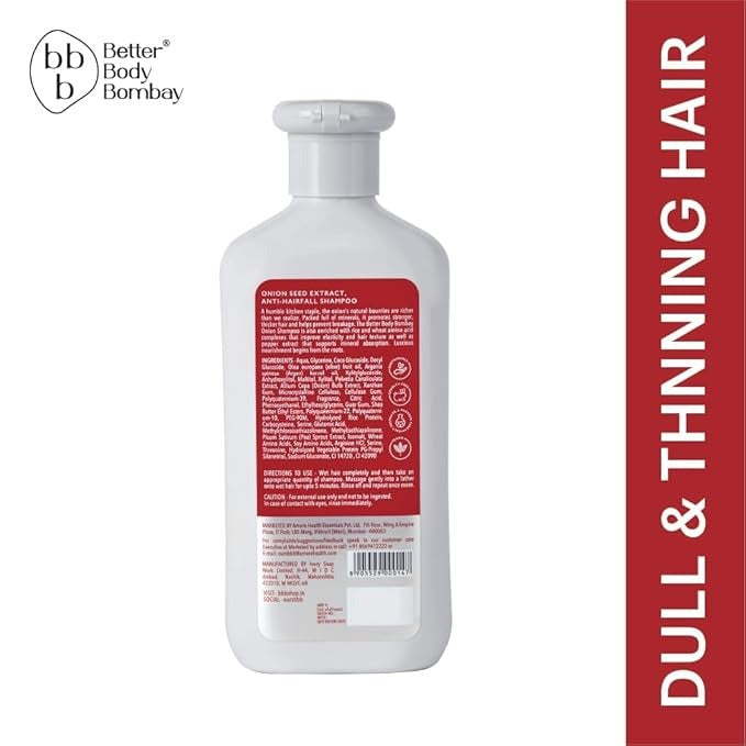Better Body Bombay Onion Anti Hairfall Shampoo - 300 ml