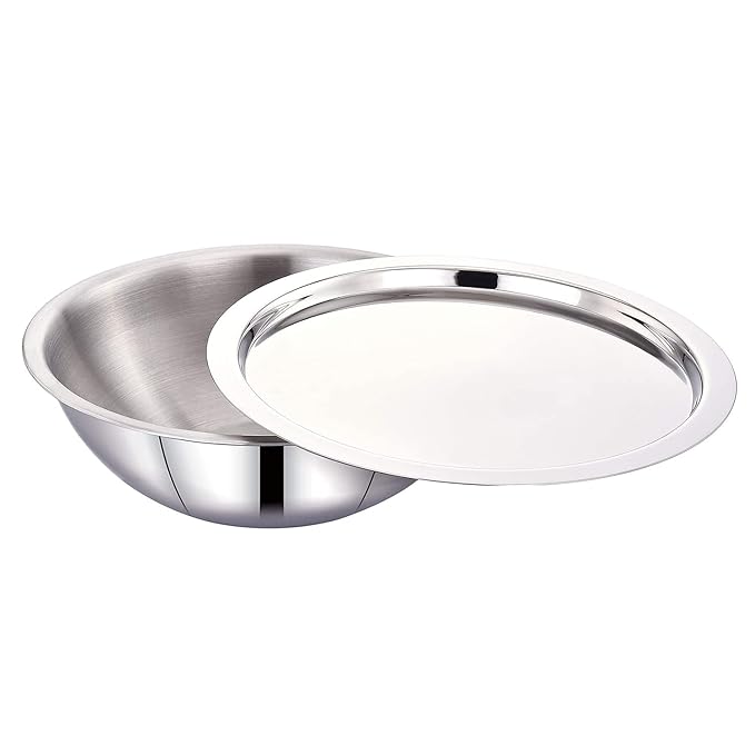 Maxima Tasra Triply Stainless Steel Cookware 22 cm - 2000 gms