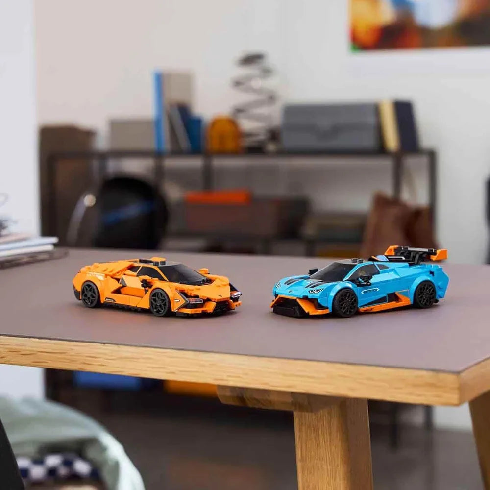 Lego Speed Champions Lamborghini Revuelto & Huracan STO 77238 Building Blocks Toys for 10+ Gift for Boys and Girls