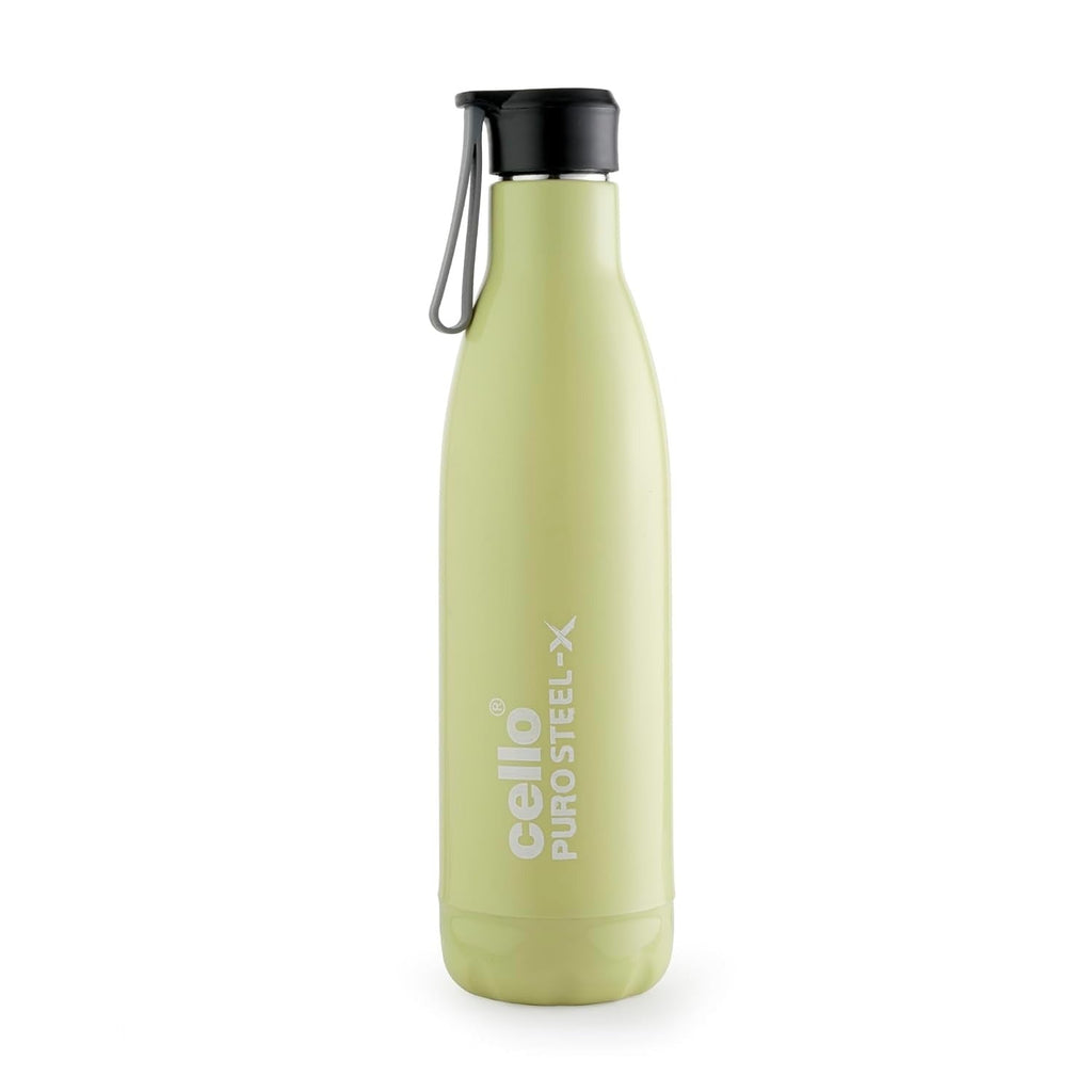 Cello Puro Steel X Neo 900 Insulated Water Bottle 720ml Inner Steel Outer Plastic