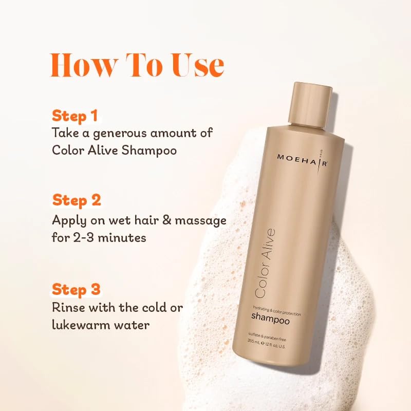 Moehair Color Alive Shampoo - 355ml