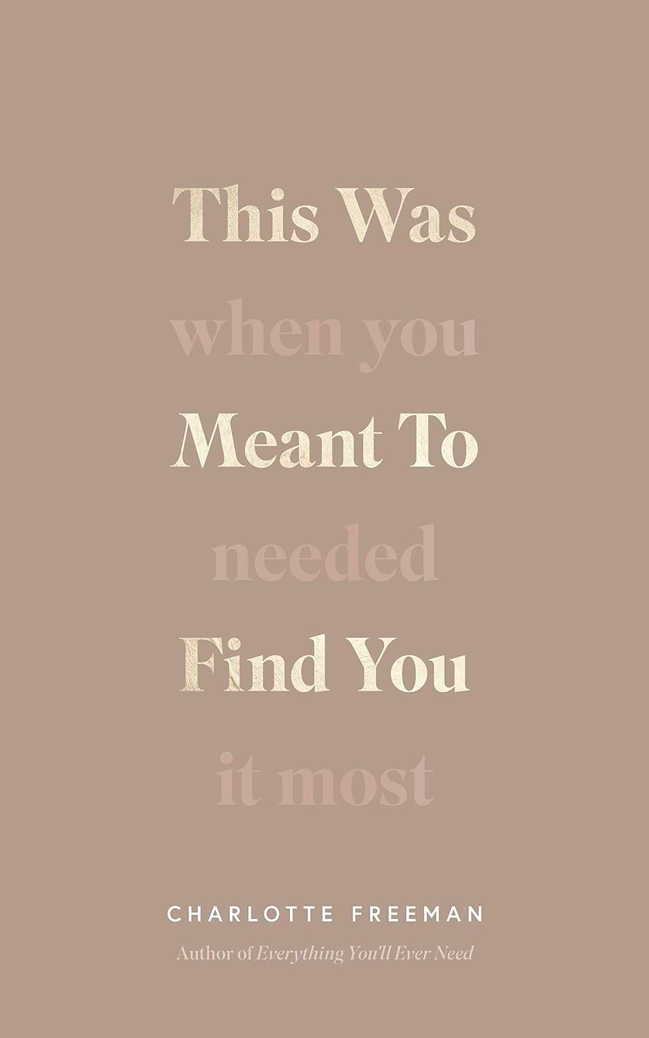 This Was Meant to Find You - Paparback