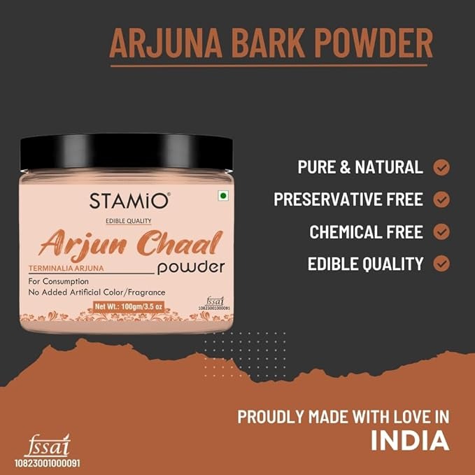 Stamio Arjun Chaal Powder - 100 gms
