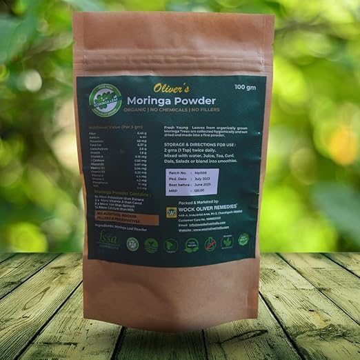 Oliver's Moringa Powder - 100 gms