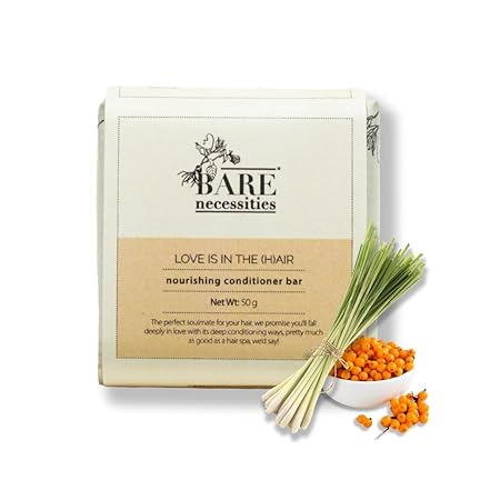 Bare Necessities Love is in the Hair Organic Conditioner Bar - 85 gms