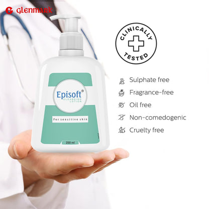 Episoft Glenmark Episoft Cleansing Lotion For Sensitive&Dry Skin - 250 ml