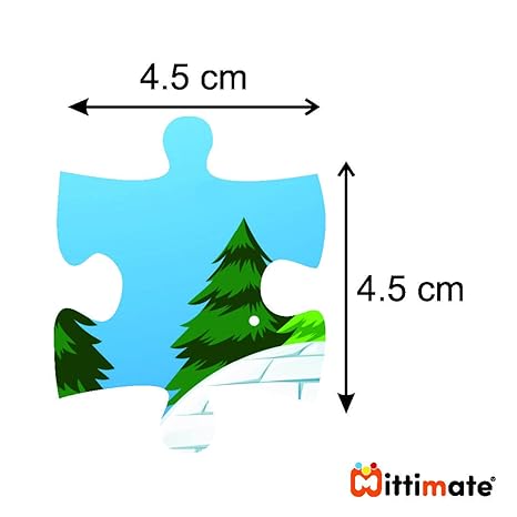 Mittimate Igloo House Jigsaw Puzzle Game for Kids Age 4 to 6 Old 36 Pieces Puzzle Toy