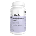 Briyosis CoenzymeQ10 + Omega 3-150 mg Omega 3 + 100 mg Omegas 3 with Lycopene and Selenium for Heart Health, Cellular Energy, Antioxidant Support