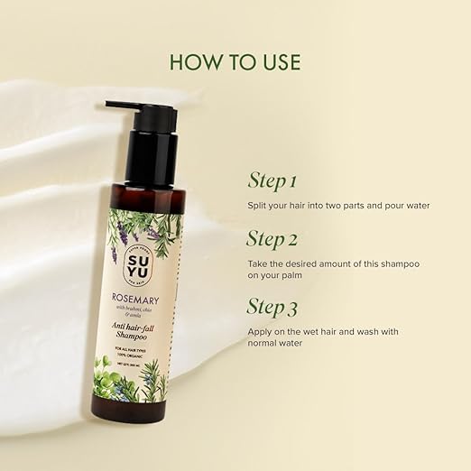 Suyu Rosemary Anti Hairfall Shampoo for Men & Women - 200 ml