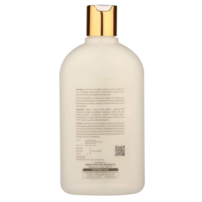 Pet Needs Oh My Dog Ultimate De-tanging Paraben Free Dog Shampoo | 500 Ml