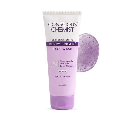 Conscious Chemist Berry Bright Soothing & Calming Face Cleanser