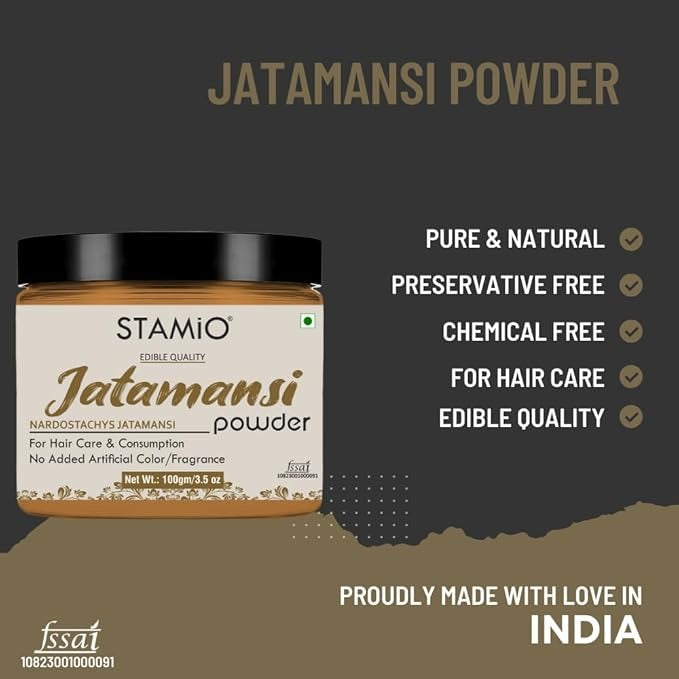 Stamio Jatamansi Powder - 100 gms