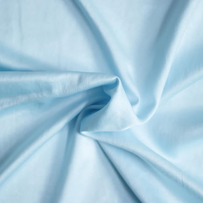 Stoa Paris Pillow Covers, Set of 2 Pieces Satin Pillow Covers Colour Dreamy Blue
