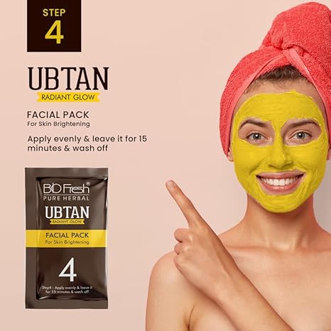 Biofresh Herbals Ubtan Facial Kit - 46 gms Each (Pack of 2)