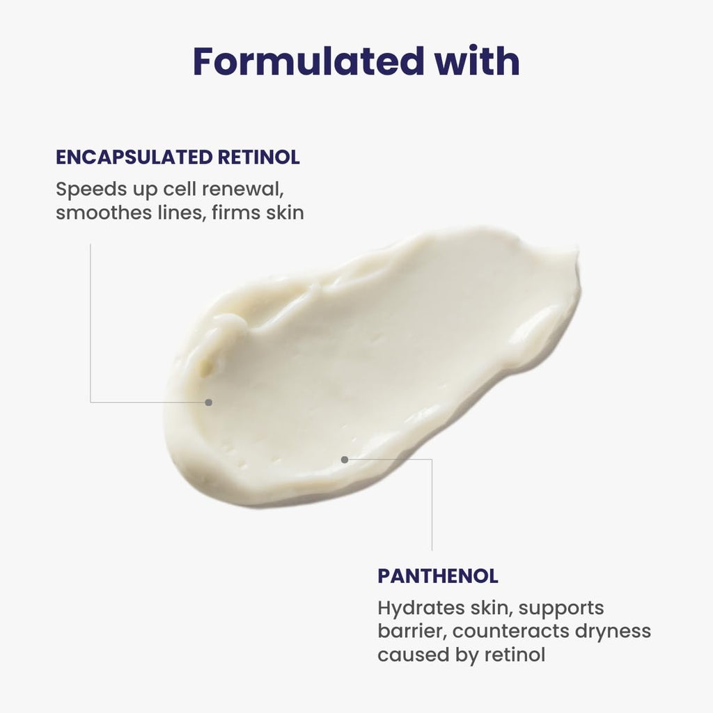 RE' EQUIL 0.3% Retinol Night Cream, Improves Skin Texture, Reduces Acne, Unisex, For All Skin Types, 32G