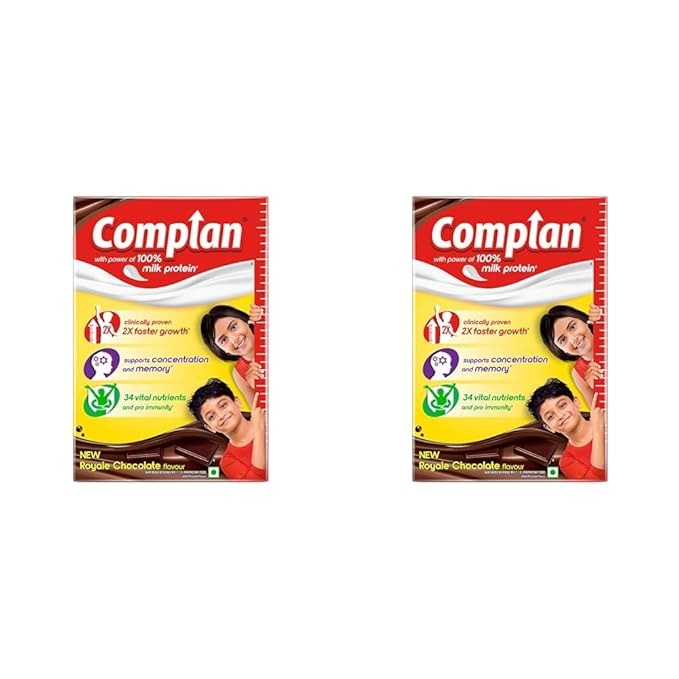Complan Nutrition Drink Powder for Children Royale Chocolate Flavour Carton