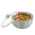 Borosil Stainless Steel Insulated Curry Server | 2.7 Liter | Silver