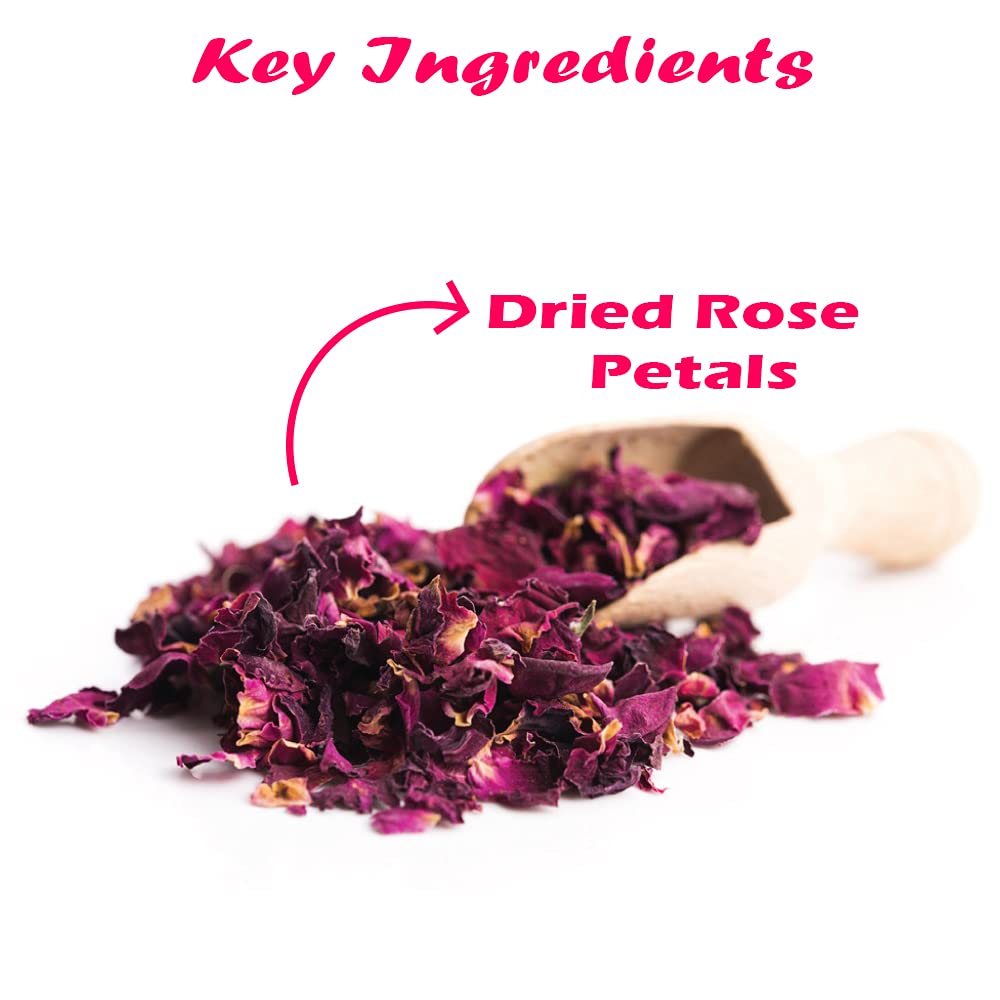 Namo Organics - Rose Herbal Tea - 100 Gm - Natural Sun-Dried Petals, Loose Leaves