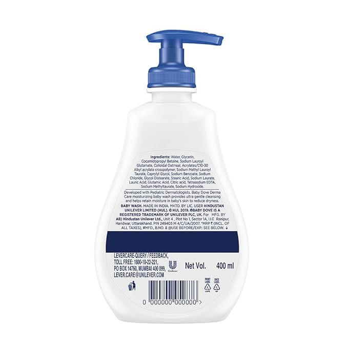 Baby Dove Derma Protect Moisturising Wash - 400 ml