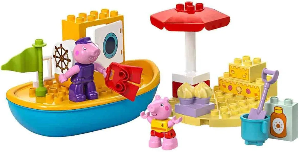 Lego Duplo Peppa Pig Boat Trip Playset 10432 Building Blocks Toys for 2+ Gift for Boys and Girls