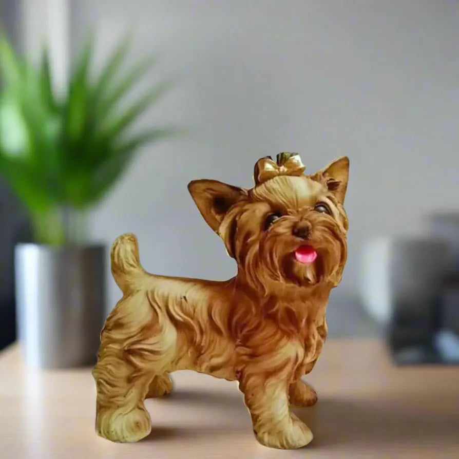 Alila Pomeranian Dog Showpiece Animal Figurine Sculpture Statue 10 inches