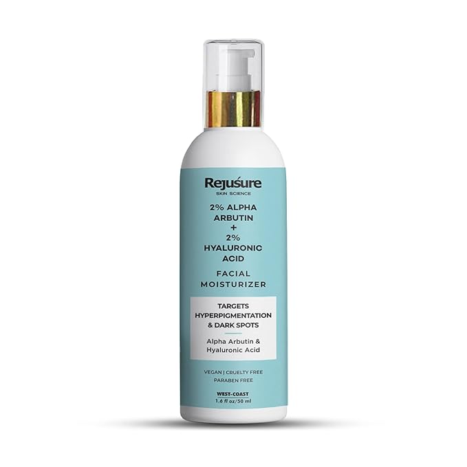 Rejusure Alpha Arbutin 2% + Hyaluronic Acid 2% Face Moisturizer - 50 Ml