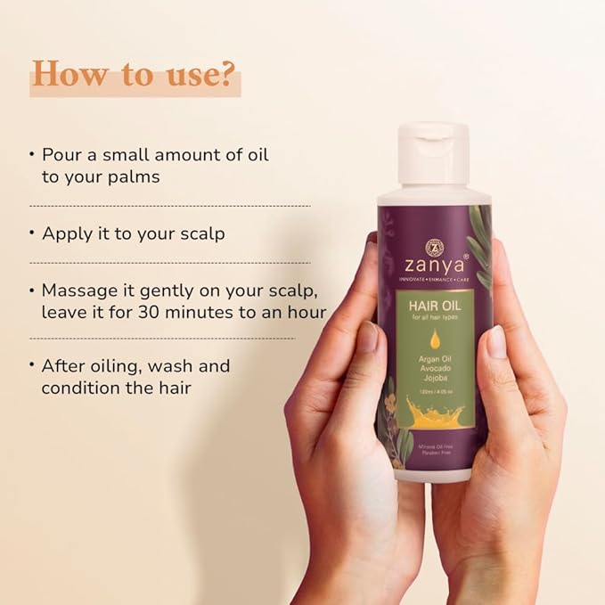 Zanya Non-sticky Hair Oil - 120 Ml