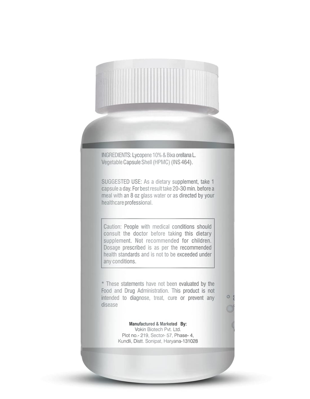 Vokin Biotech Lycopene 30mg, Support Heart health 90 Capsules