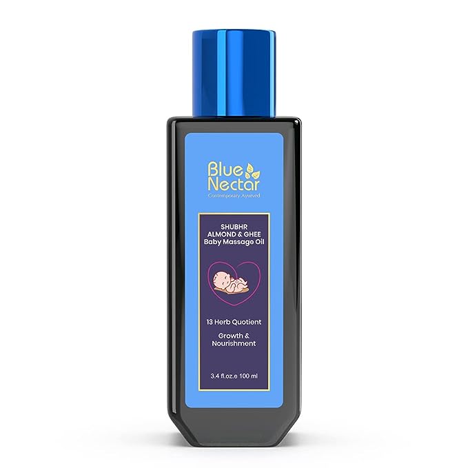 Blue Nectar Ayurvedic Baby Massage Oil - 100 ml
