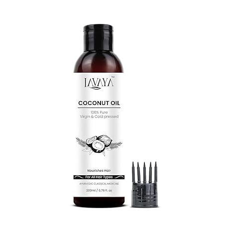 Lavaya Coconut Oil for Hair & Skin Pure Cold Pressed & Natural Virgin for Hair Growth - 200 ml
