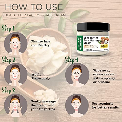 Luvyh Shea Butter Face Massage Cream - 100 gms
