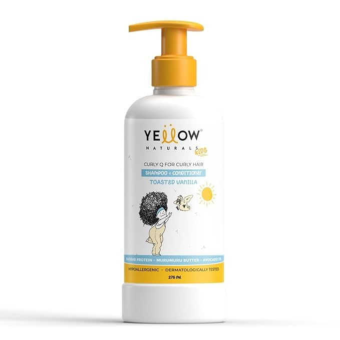 Yellow Naturals Kids Shampoo & Conditioner Toasted Vanilla - 275 ml