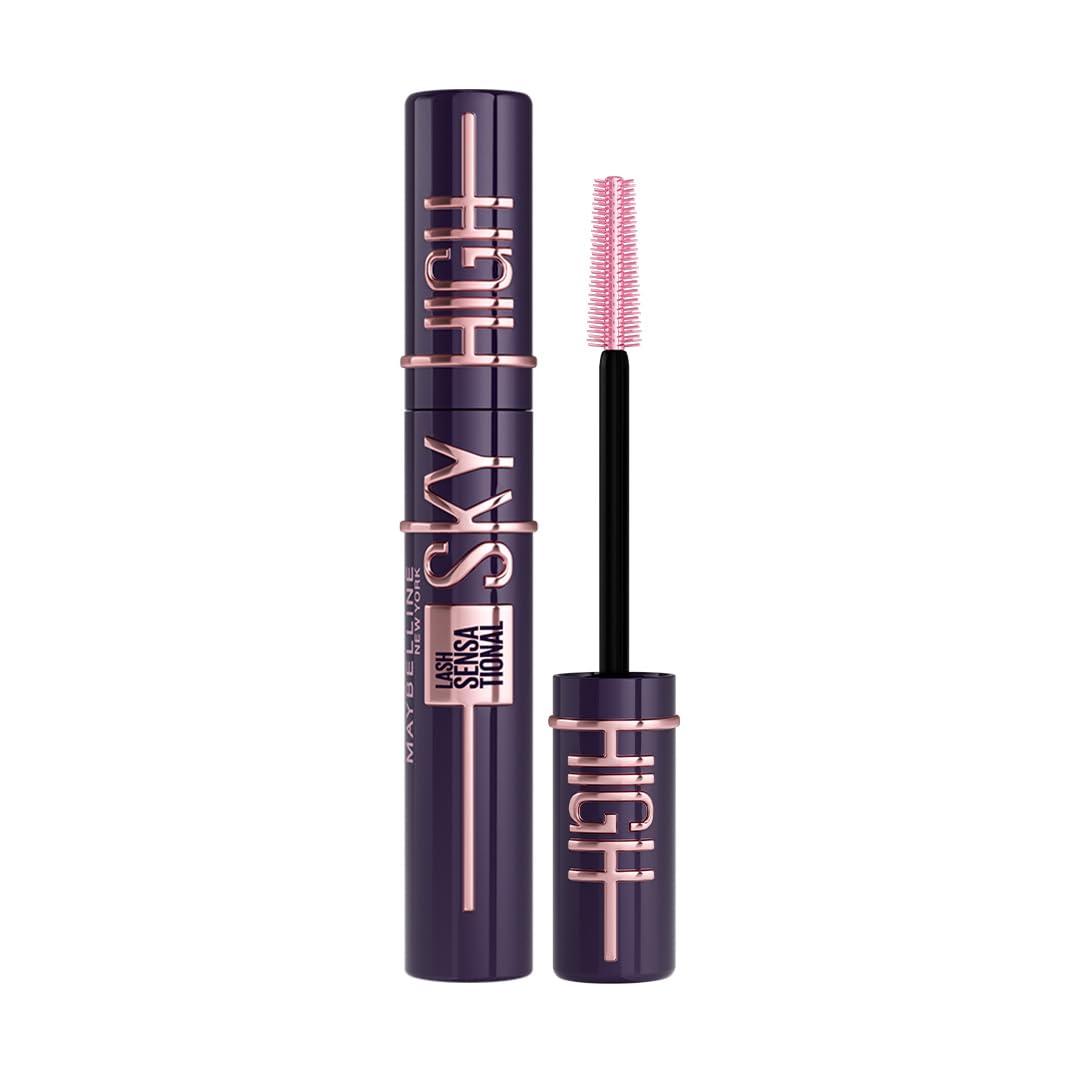 Maybelline New York Lash Sensational Sky High Blue Mascara, Plum Twilight | Lengthening & Easy Wash Formula, 7.2ml