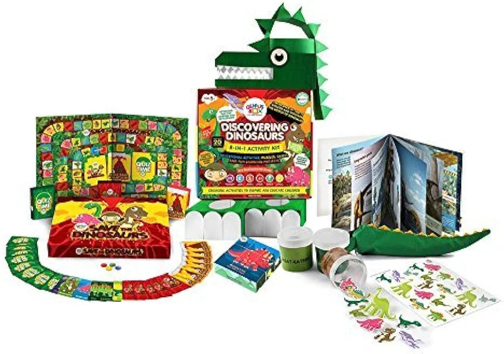 Genius Box Play some Learning Educational Toy for 5+ Year Age: Discovering Dinosaurs DIY, Activity Kit, Learning Kit, Educational Kit, STEM Toy 16 Activity Kit