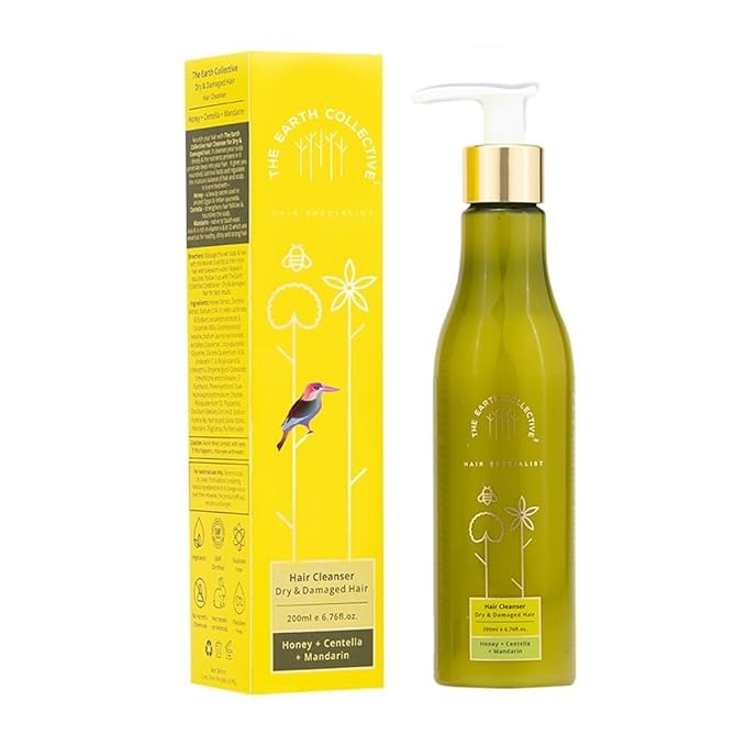 The Earth Collective Hair Cleanser For Dry And Damaged Hair - 200 ml