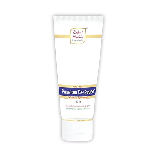 Rahul Phate's Research Product Purusham De-Grease Exfoliating Face Wash - 100 ml