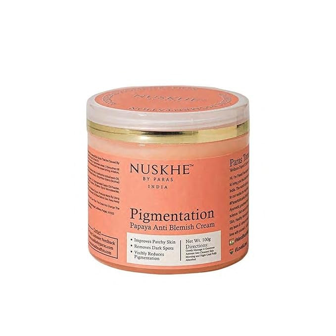 Nuskhe by Paras Ayurvedic Pigmentation Papaya Anti Blemish Cream - 100 gms