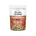 Nutty Gritties Premium Super Seed Trail Mix 200g | 6 Super Seeds in 1 Mix – Flax, Chia, Sesame, Sunflower, Watermelon & Pumpkin | High Protein & Fibre | Healthy Snack | Resealable Pouch