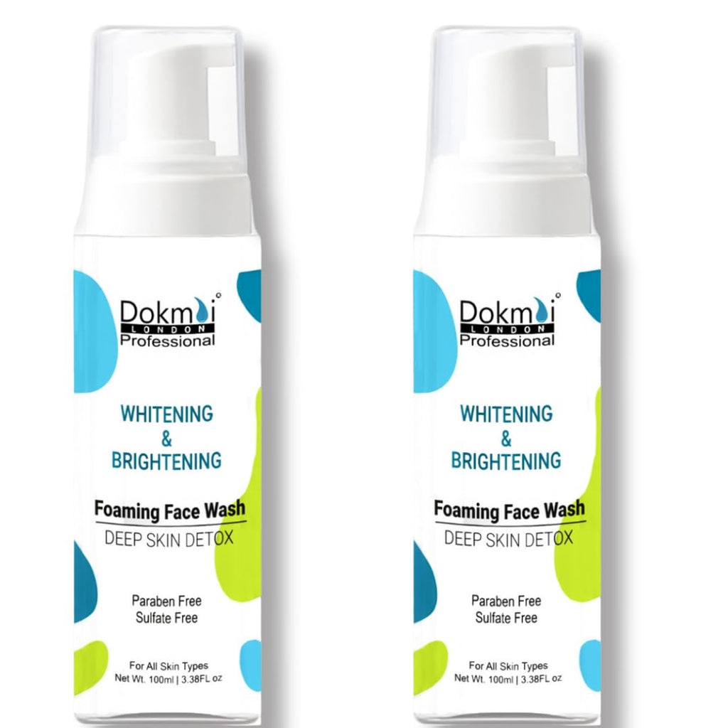 Dokmai London Whitening Face Wash Gentle Skin Cleanser - 100 ml Each (Pack of 2)