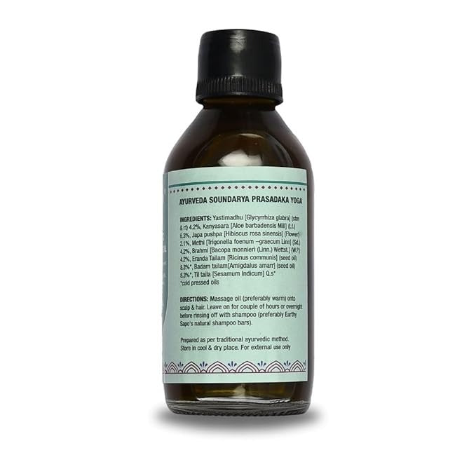 Earthy Sapo Handmade Ayurvedic Conditioning Hair Oil - 100 ml