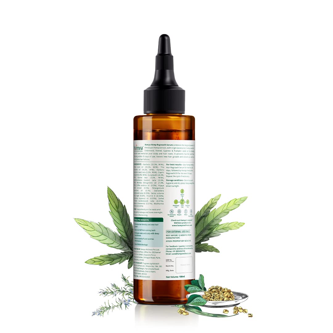 Hampa Hemp Hair Growth Serum - 100 ml