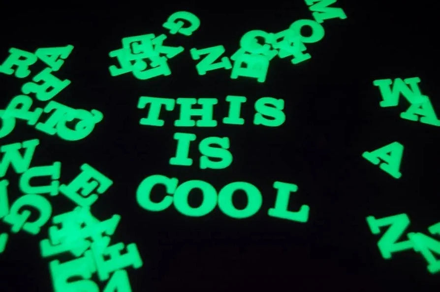 God & God's Glow in the Dark English Alphabets for Home Decoration/Educational Purpose Design 5