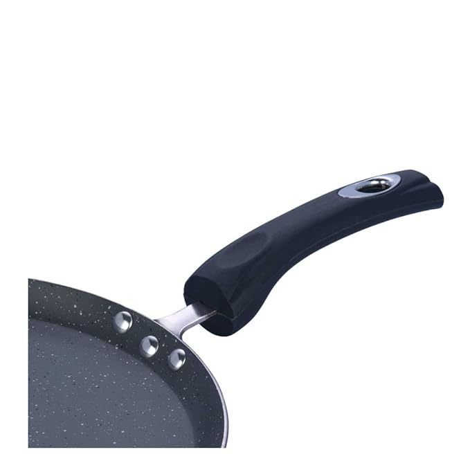 Vinod Zest Marbilo Aluminium Non Stick Dosa Tawa - 28 cm | 3 mm Thick | 5 Layer Coating