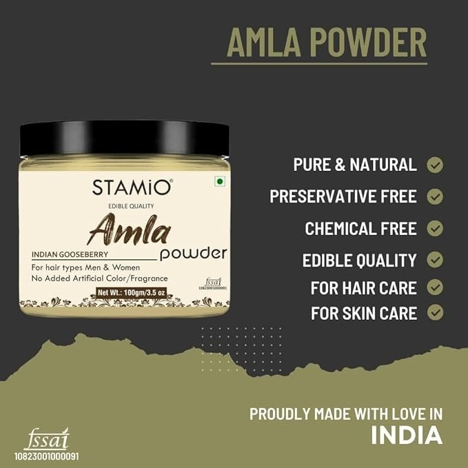 Stamio Amla Powder - 100 gms