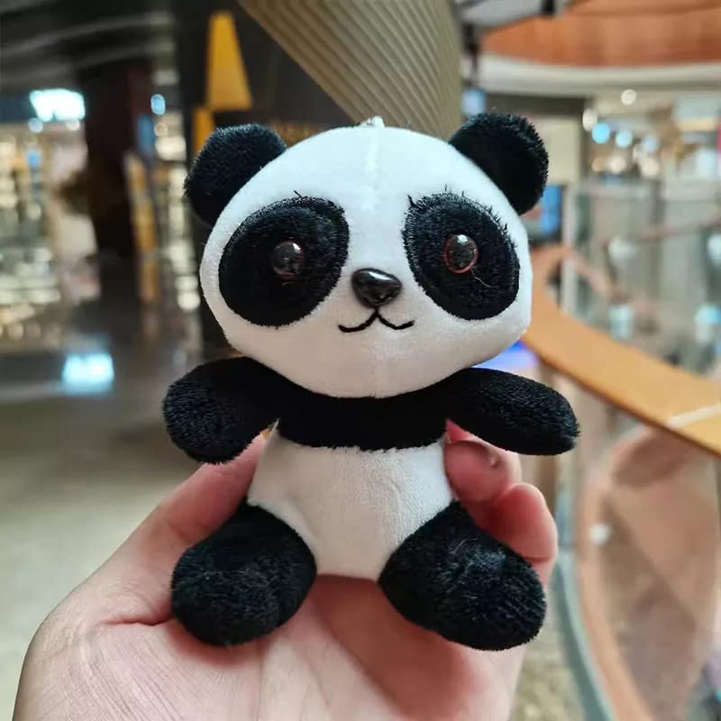 Tickles Sitting Panda Soft Stuffed Plush for Kids Birthday Gift Color Black & White 20 cm