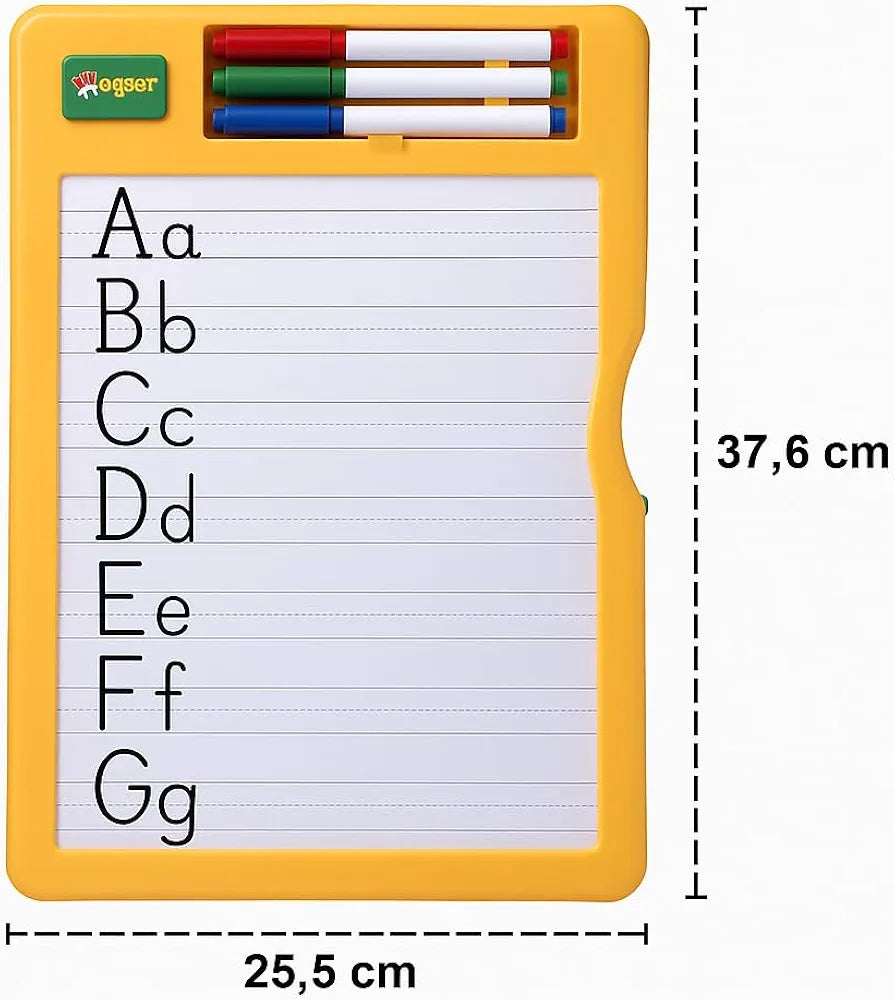 Wishkey Plastic Word Pad Educational Board with Marker Pen Drawing Erasable Writing Graffiti Early Education Toy