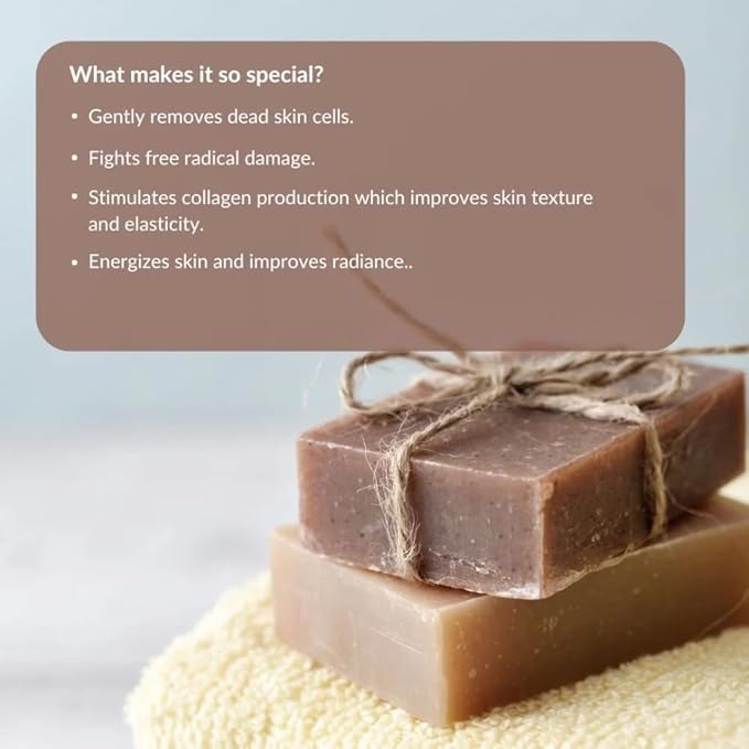Camia Natural & Handmade Organic Coffee Soap For Bath - 125 gms